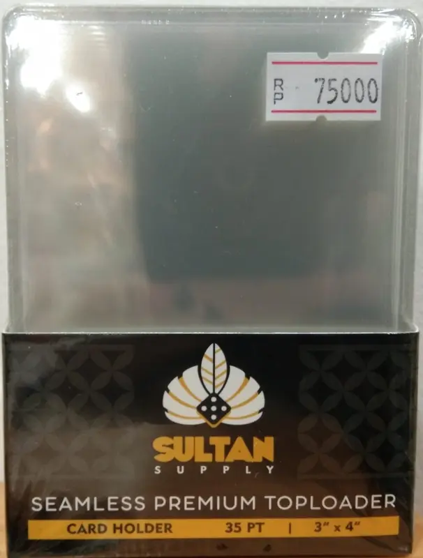 Sultan 35PT Seamless Clear Premium Toploader 3x4 0