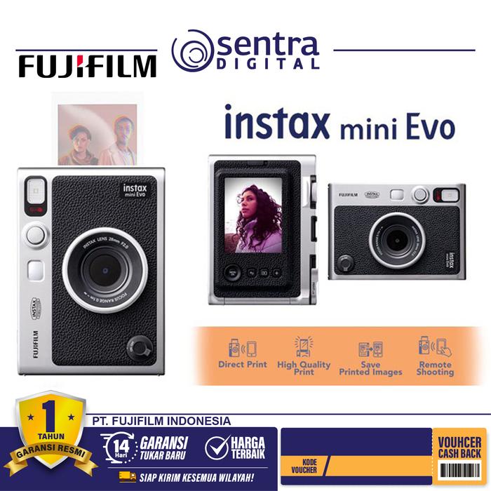 Gambar Fujifilm Instax Mini Evo Fuji Instant Camera Mini Evo GARANSI RESMI - - kamera + paper dari Sentra Digital Kota Surabaya 4 Tokopedia