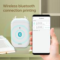 Gambar Deli Mini Portable Label Printer Bluetooth Mesin Pencetak Label E120A - Printer dari Deli Office Automative Kab. Tangerang 3 Tokopedia