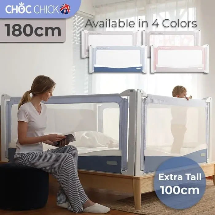 Choc Chick Premium Bedrail Xtra Tall 160, 180, 200cm