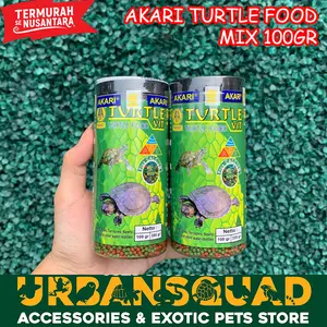AKARI TURTLE FOOD MIX ONLY 100G MAKANAN PELET KURA AIR