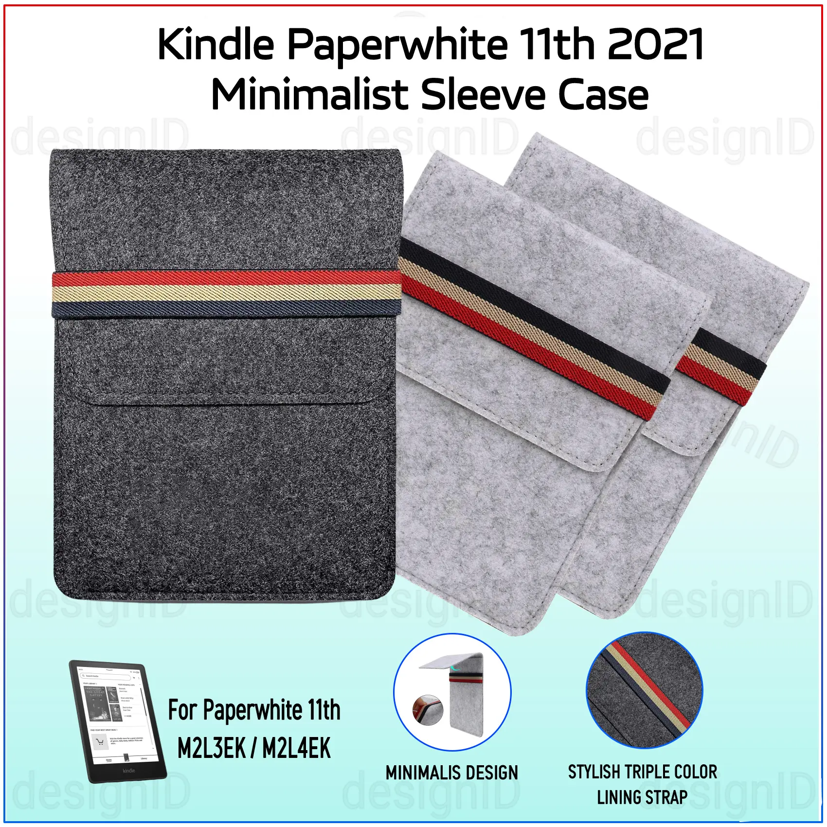 Kindle paperwhite 11th 2021 Sleeve soft case cover minimalis kpw5