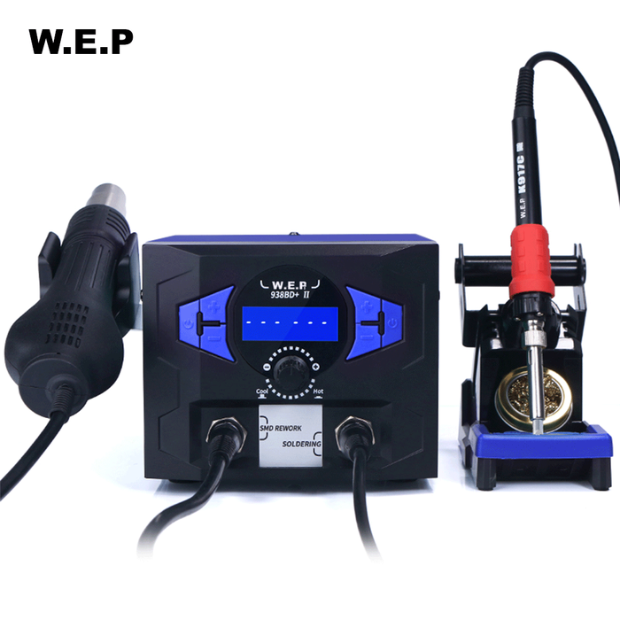 Gambar WEP 938BD+ II Professional Soldering Station & Hot Air Rework Station Blower dari House Sparepart Kab. Tangerang Tokopedia