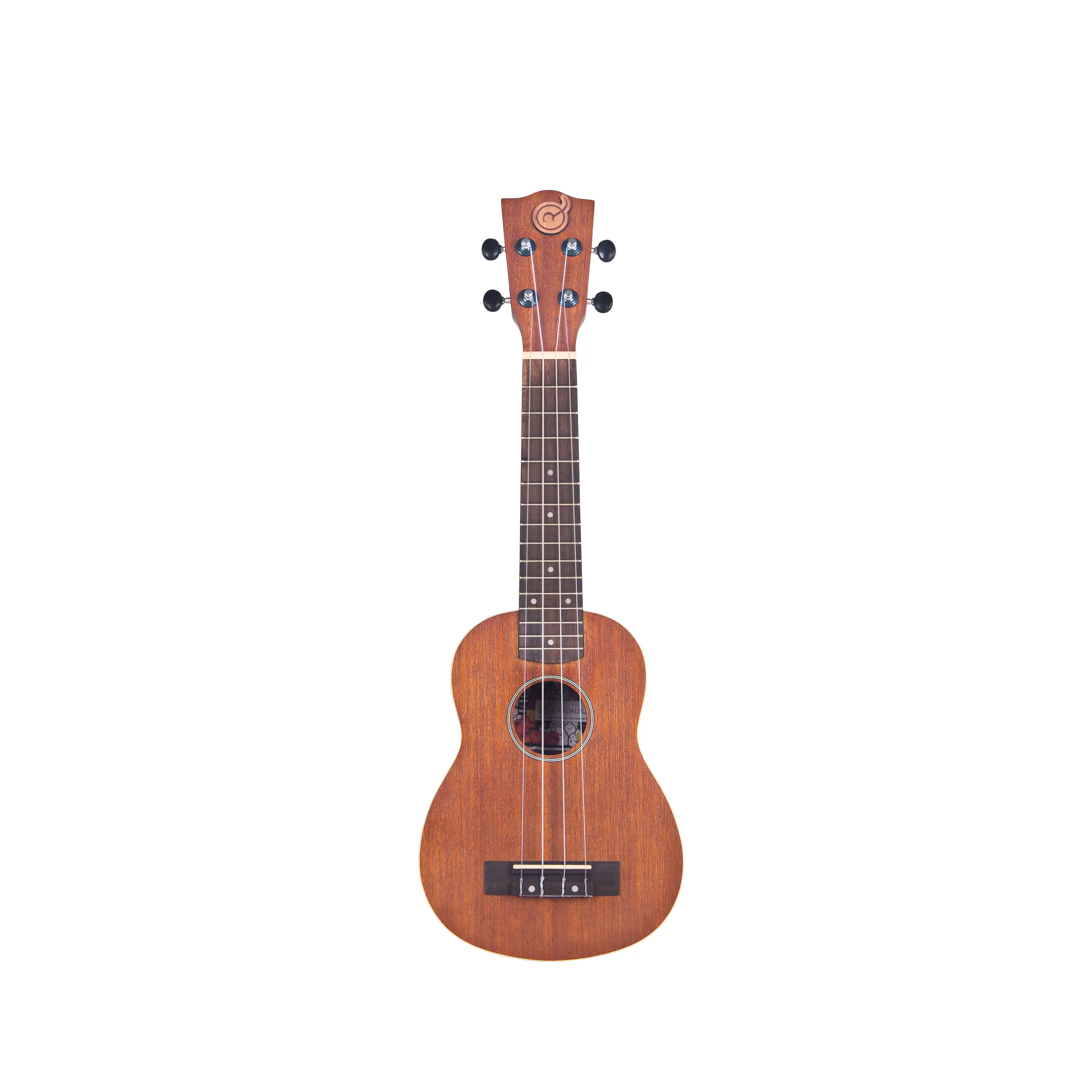 Ukulele Brown Coklat Mandalika PREMIUM ORIGINAL Soprano FULLSET