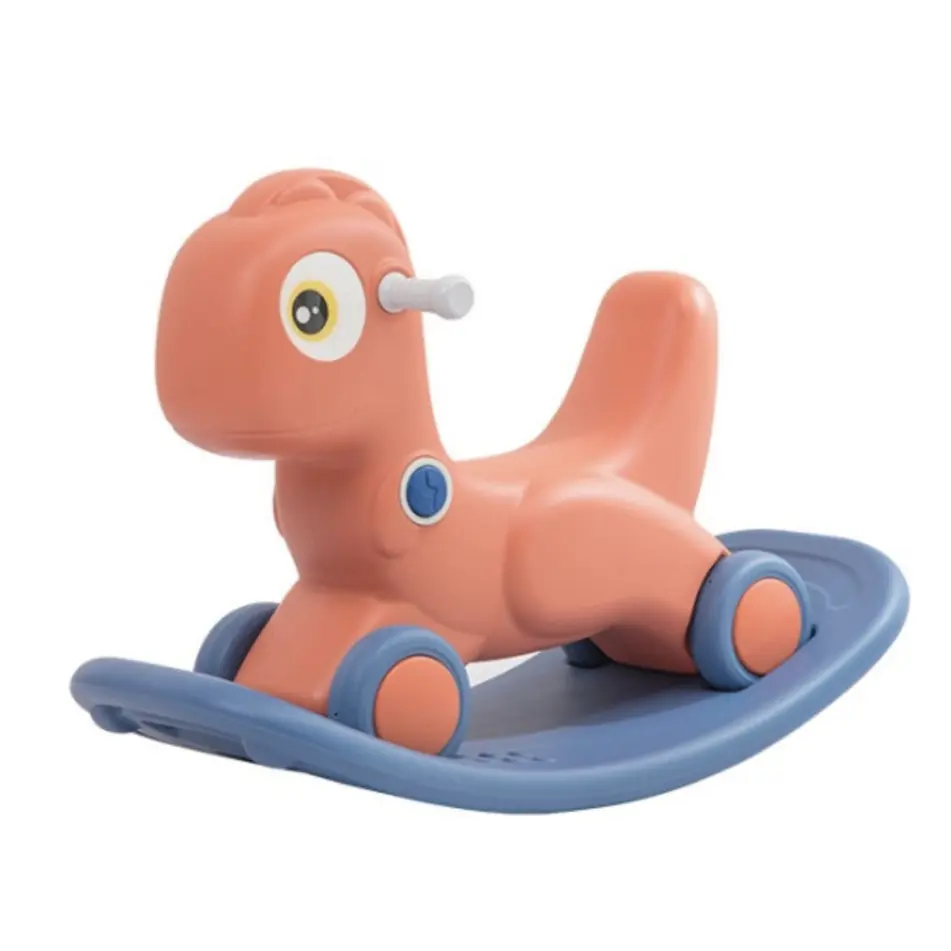Little Giggles Dinosaurus Red 2 in 1 Rocking & Ride On