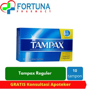 Tampax Reguler isi 10 tampon