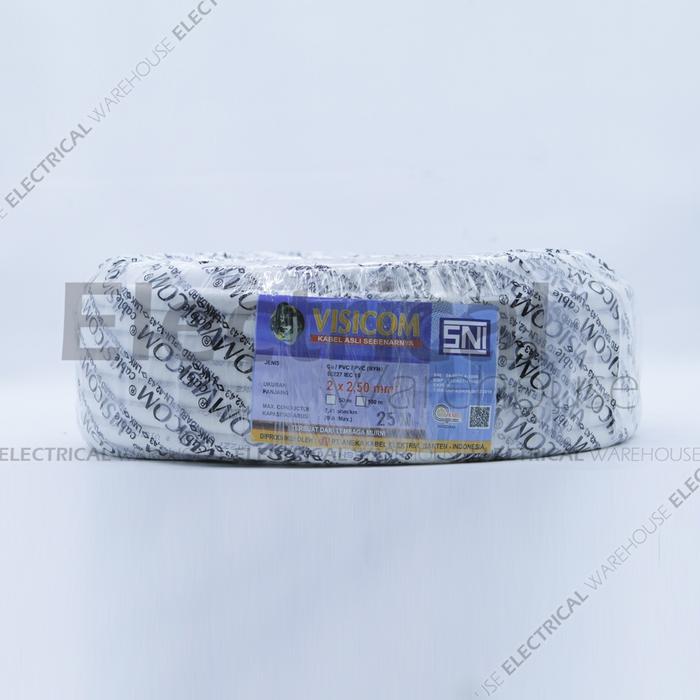 Gambar Kabel Listrik NYM 2x2.5mm2 VISICOM 25 Meter SNI LMK (2x2.5 2x2,5 25M) dari Electrical Warehouse branch Kota Bogor Tokopedia