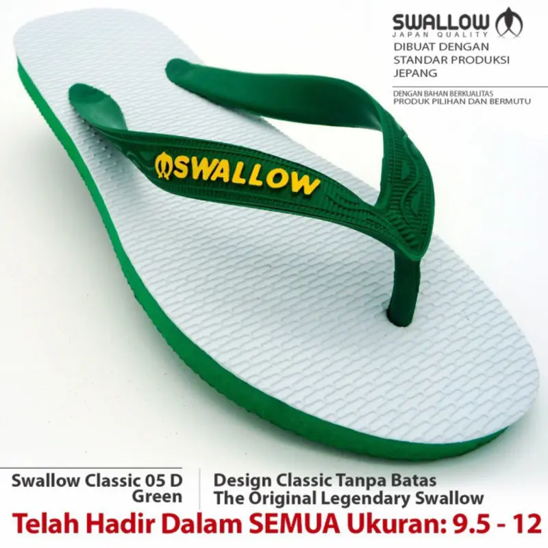 SANDAL JEPIT SWALLOW ORIGINAL UKURAN JUMBO SIZE 12 Karet 0