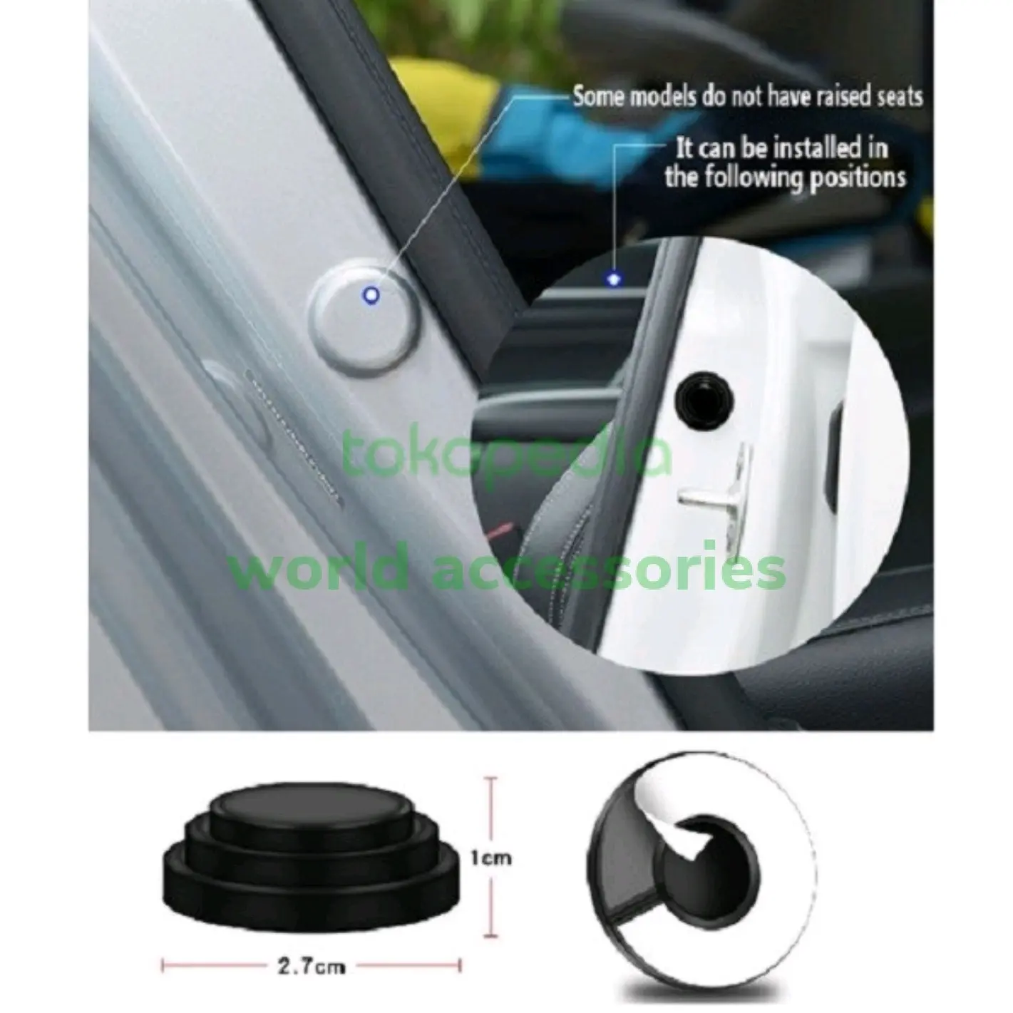 Peredam pintu mobil silikon kedap suara kedap getaran mobil premium