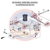 Gambar Bushing Arm Belakang Bawah Kecil City Z 52360-SX8-T00 RBI dari HBC Mitra Autoparts Kota Administrasi Jakarta Barat 2 Tokopedia