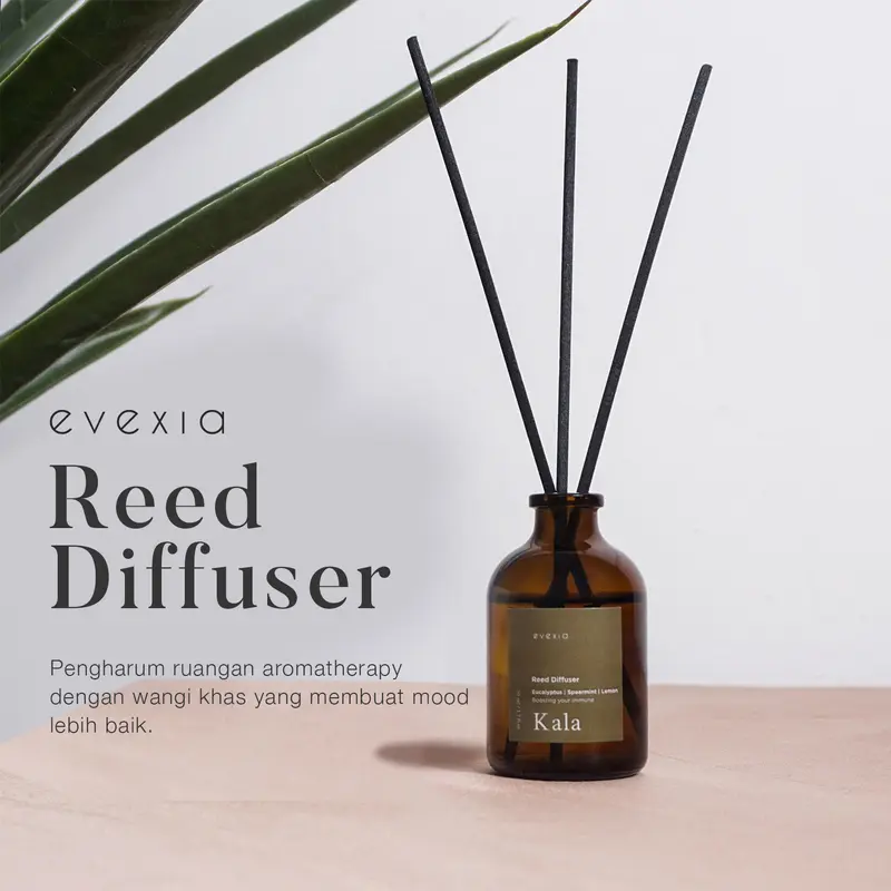 Evexia | Kala Reed Diffuser Aromatherapy | Pengharum Ruangan Estetik 0