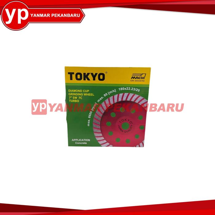 Gambar MATA GERINDA POLES BETON / GRINDING WHEEL / DIAMOND CUP TURBO 7" INCH TOKYO dari Yanmar Pekanbaru Kota Pekanbaru Tokopedia