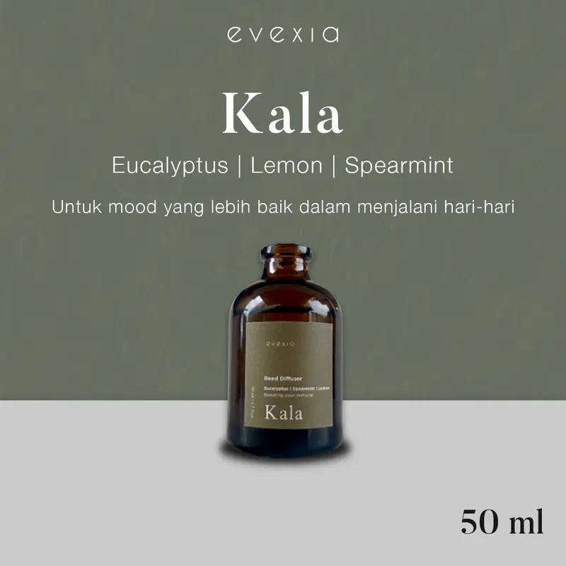 Evexia | Kala Reed Diffuser Aromatherapy | Pengharum Ruangan Estetik 1