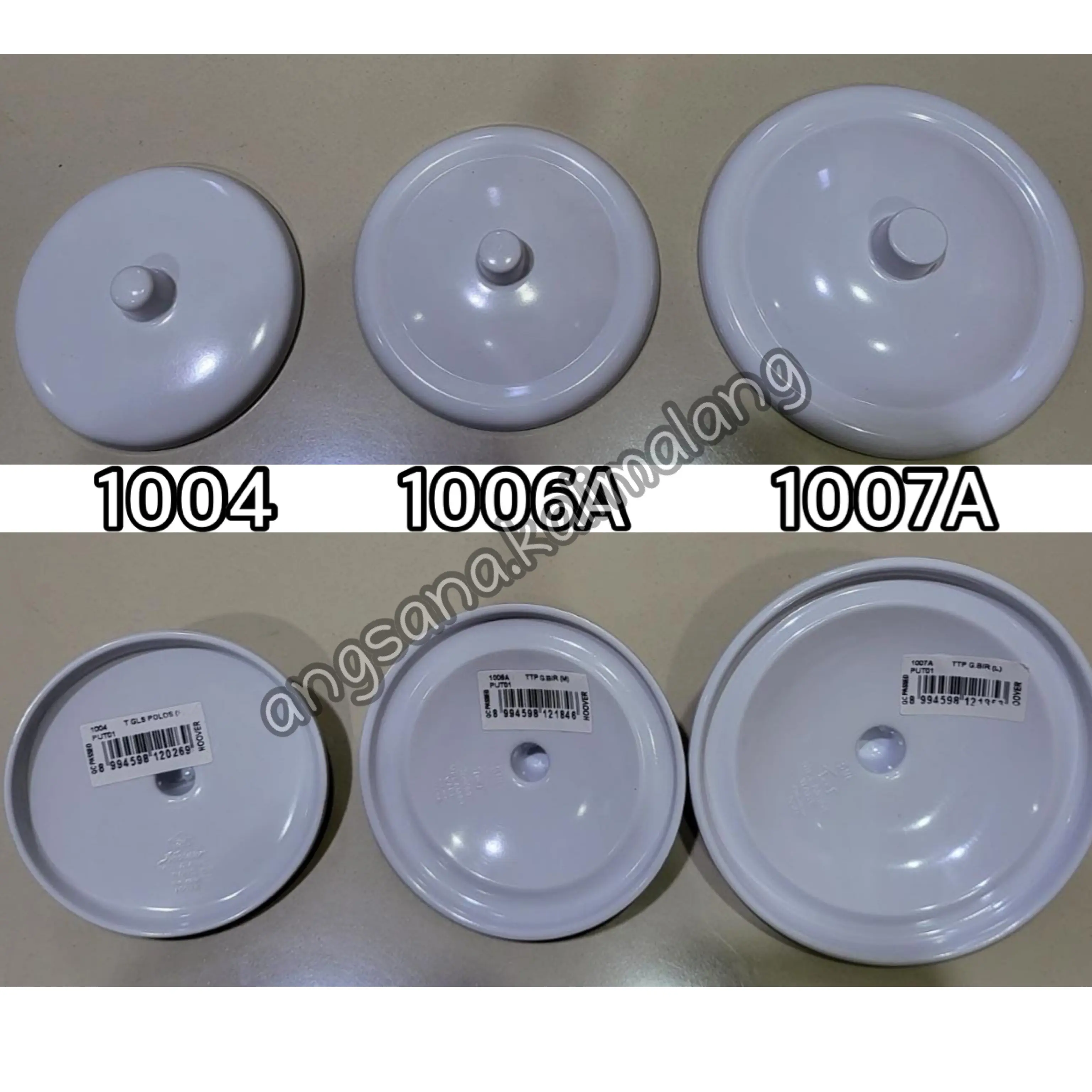 Tutup gelas melamine food grade kode 1004, 1006A, 1007A