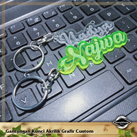 Gambar Gantungan Kunci Akrilik Grafir Custom dari SmoothGenie Project Kab. Sleman 1 Tokopedia
