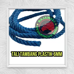 TALI TAMBANG PLASTIK 6MM PER METER TALI JEMURAN