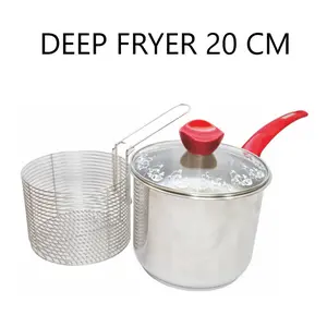 SUPRA Panci Stainless Deep Fryer 20 Cm