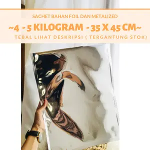 PLASTIK FOIL MURAH - BELI KEMASAN ALUMINIUM FOIL - 35X45