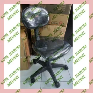 kursi belajar anak hitam murah ergonomis hitam beroda roda bandung