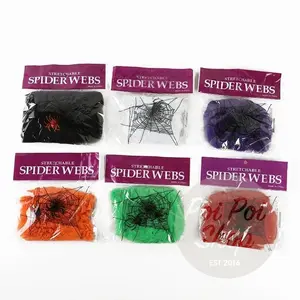 Cotton Spider Net Dekor Hiasan Sarang Laba Laba Dekorasi Halloween