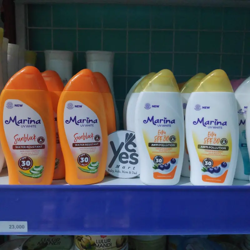 Marina Sunblock badan UV White SPF 30 Water Resistant Anti Air Renang 0