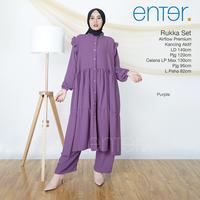 Gambar setelan celana panjang wanita jumbo ld 140 rukka set polos busui enter dari Wirawan Asli Kab. Sukoharjo 4 Tokopedia
