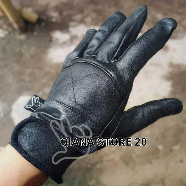 Sarung tangan Motor Kulit Asli Domba Pria Super Lembut Nyaman Anti Api