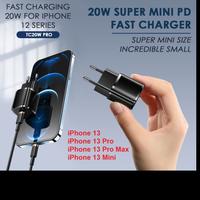 Gambar iPhone 13 Pro Max Ultimate Adapter Super Mini 20W PD Fast Charging - H - Putih dari PusatProductOriginal Kota Administrasi Jakarta Pusat 1 Tokopedia