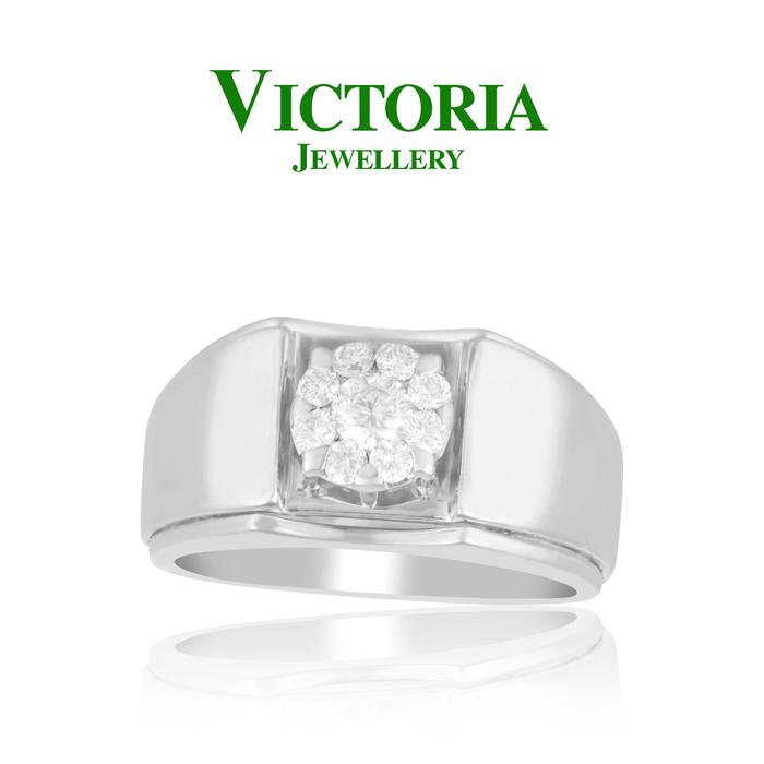 Gambar Cincin Berlian Pria VMR530095 Victoria Jewellery dari Victoria Jewellery Online Kota Administrasi Jakarta Selatan Tokopedia