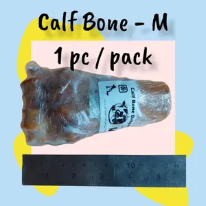 Baby Calf Bone Jerky (M) – Dog Snack Tulang Gigitan Makanan Anjing