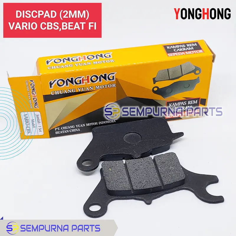 discpad/kampas rem cakram vario cbs,beat fi - yonghong 0