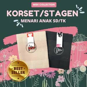 Korset Menari Anak Stagen Menari Anak TK - SD Golden Nick ST-121T Nyaman dan Lentur  Fashion