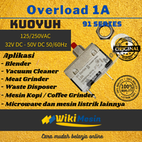 Gambar Overload 0.5A - 10A Kuoyuh 91 Series Circuit Breaker Relay - 2.5A dari Overload Wikimesin Kab. Tangerang 3 Tokopedia