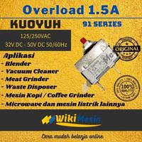Gambar Thermal Motor Protector Overload 1.5A Kuoyuh Relay 91 Series 50Vdc dari Overload Wikimesin Kab. Tangerang 2 Tokopedia