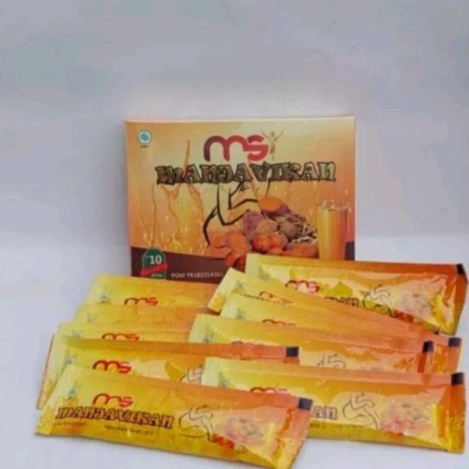 (10 SACHET) MSI MANJAVIKA KEMASAN BARU ORIGINAL MELANCARKAN HAID