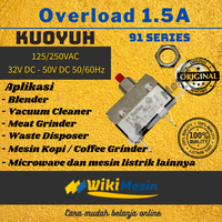 Gambar Overload 0.5A - 10A Kuoyuh 91 Series Circuit Breaker Relay - 2.5A dari Overload Wikimesin Kab. Tangerang 4 Tokopedia