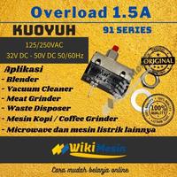 Gambar Thermal Motor Protector Overload 1.5A Kuoyuh Relay 91 Series 50Vdc dari Overload Wikimesin Kab. Tangerang 4 Tokopedia
