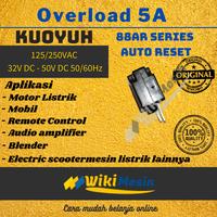 Gambar Thermal Overload Auto Reset 5A Kuoyuh 88AR Circuit Breaker Protector dari Overload Wikimesin Kab. Tangerang 3 Tokopedia