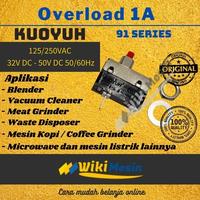 Gambar Thermal Motor Protector Overload 1A Kuoyuh Relay 91 Series 50Vdc dari Overload Wikimesin Kab. Tangerang 4 Tokopedia