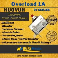 Gambar Thermal Motor Protector Overload 1A Kuoyuh Relay 91 Series 50Vdc dari Overload Wikimesin Kab. Tangerang 2 Tokopedia