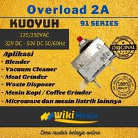 Gambar Thermal Motor Protector Overload 2A Kuoyuh Relay 91 Series 50Vdc dari Overload Wikimesin Kab. Tangerang 2 Tokopedia