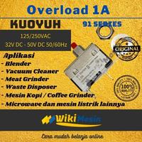 Gambar Thermal Motor Protector Overload 1A Kuoyuh Relay 91 Series 50Vdc dari Overload Wikimesin Kab. Tangerang 1 Tokopedia