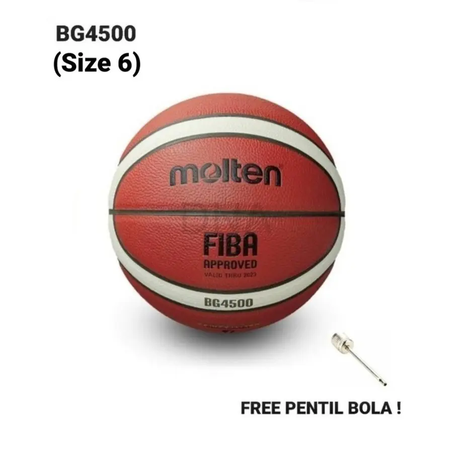 Bola Bakset Molten B6G4500 - B7G4500 ORIGINAL SIZE 6 PENGGANTI GG6X