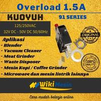 Gambar Thermal Motor Protector Overload 1.5A Kuoyuh Relay 91 Series 50Vdc dari Overload Wikimesin Kab. Tangerang 5 Tokopedia