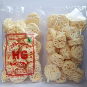 KERUPUK MAWAR PUTIH KERUPUK IKAN TENGGIRI 250 Gram(1 bgks)