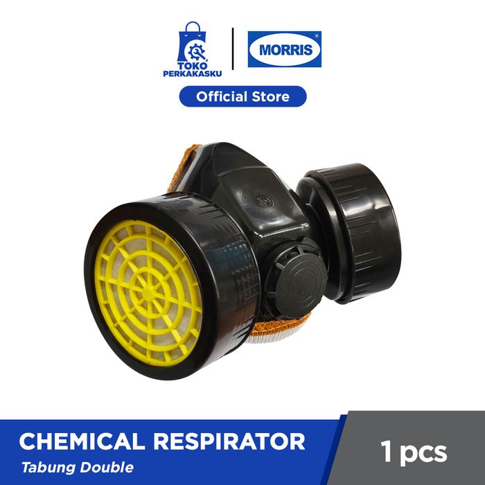 Gambar Morris Chemical Respirator/Masker Anti Debu Chemical - Tabung Double dari Toko Perkakasku Os Kota Administrasi Jakarta Pusat Tokopedia