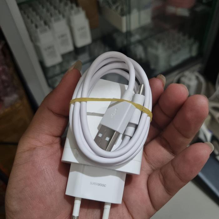 Gambar Charger oppo A96 Original Copotan 33W | 33Watt Bawaan Asli dari omjok Kota Administrasi Jakarta Utara Tokopedia