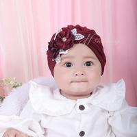 Gambar Turban Anak Bayi Perempuan Kayla dfGallery Bunga Permata Cantik - Taro dari dfGallery.id Kota Surabaya 1 Tokopedia