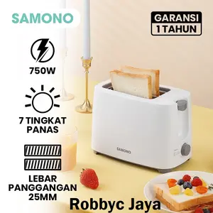 SAMONO Toaster Panggangan Roti 2 Sisi Bread Toaster SW-TW750