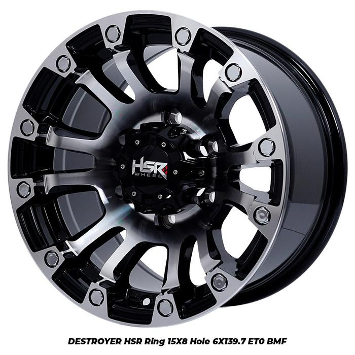 Jual Velg Mobil HSR DESTROYER R15 Untuk Pajero,Fortuner,Hilux Single ...
